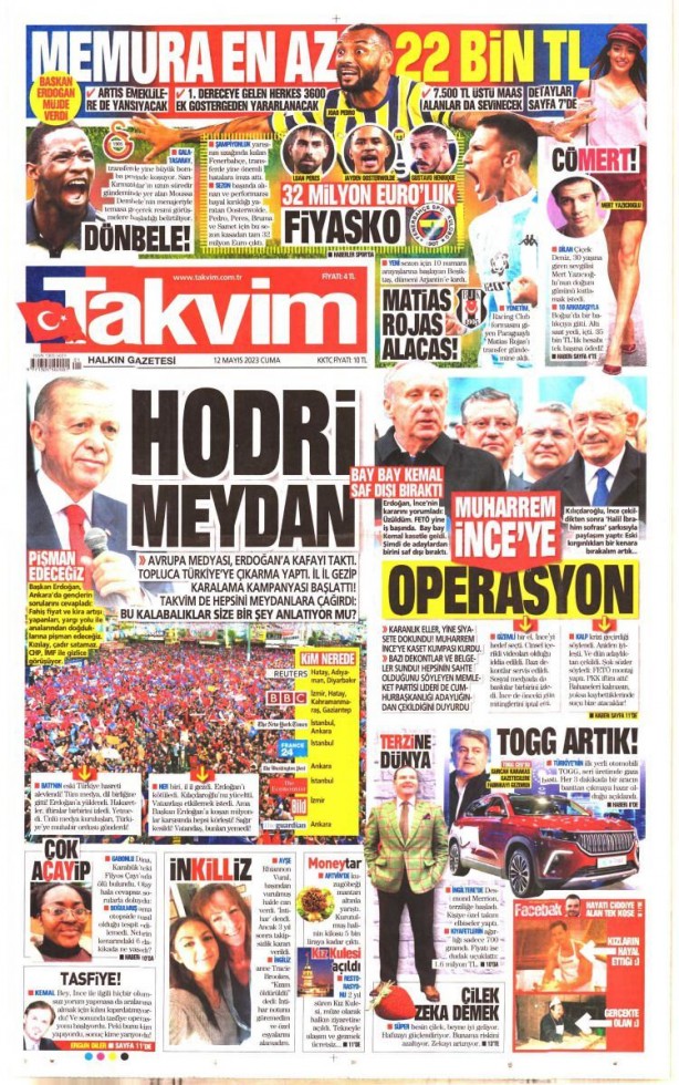 Foto - Muharrem İnce'nin adaylıktan çekilmesi gazete manşetlerinde! Hangi gazete nasıl gördü?