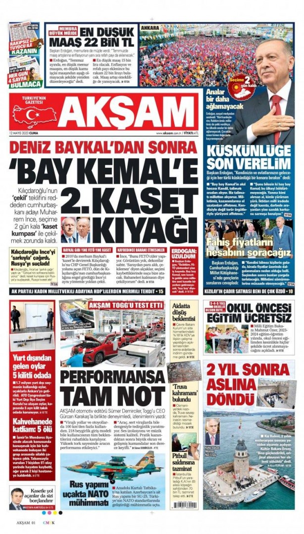 Foto - Muharrem İnce'nin adaylıktan çekilmesi gazete manşetlerinde! Hangi gazete nasıl gördü?