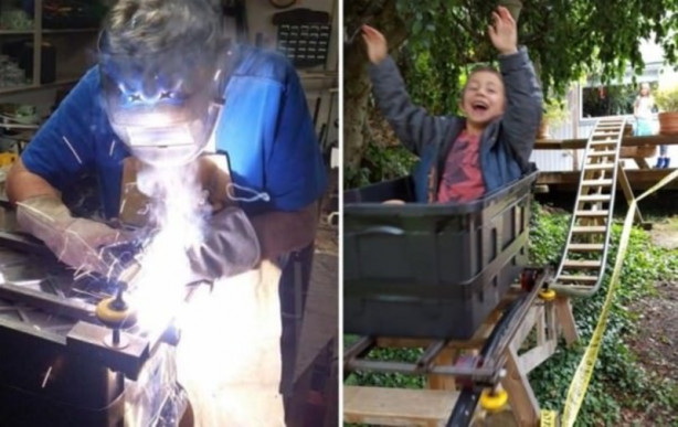 Foto - Mühendis dede torununa öyle bir şey yaptı ki...