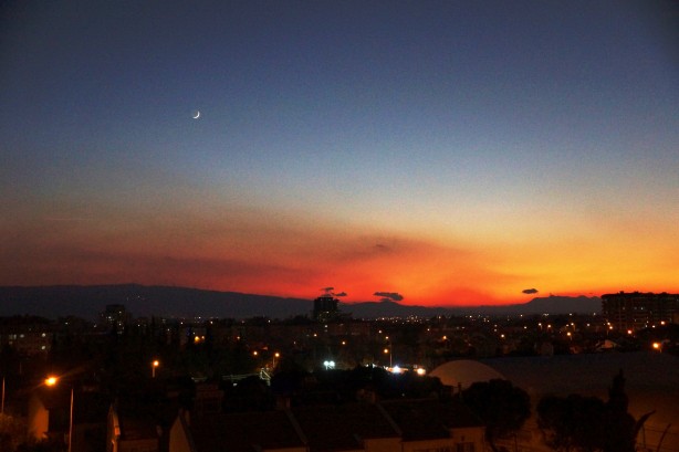 Muhteşem manzarayı görenler mest oldu!