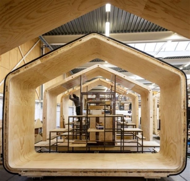 Foto - Mukavvadan ev yapıldı