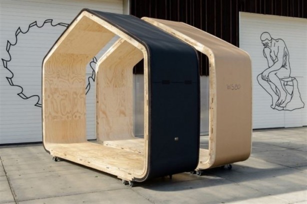 Foto - Mukavvadan ev yapıldı