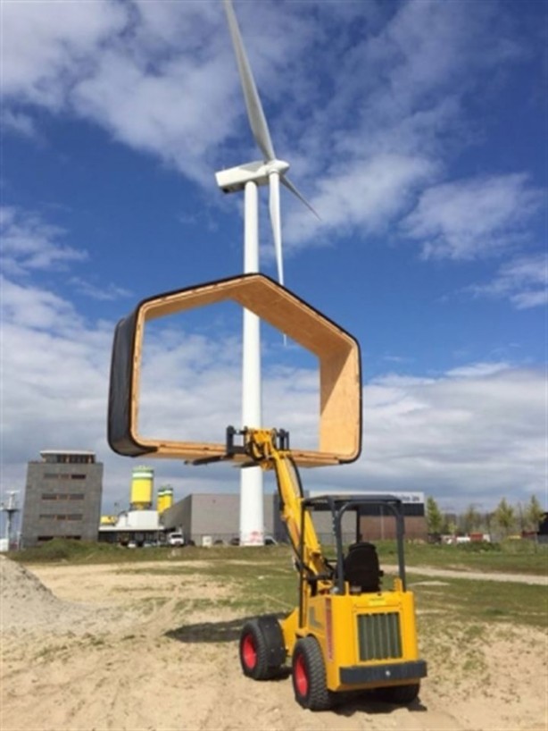 Foto - Mukavvadan ev yapıldı