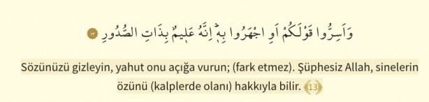Foto - Mülk Suresi oku: Mülk (Tebareke) suresi okunuşu ve Türkçe meali