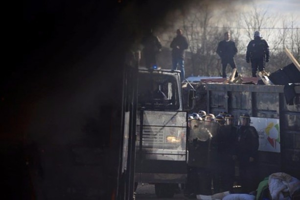 Foto - Mülteci kampını yaktılar