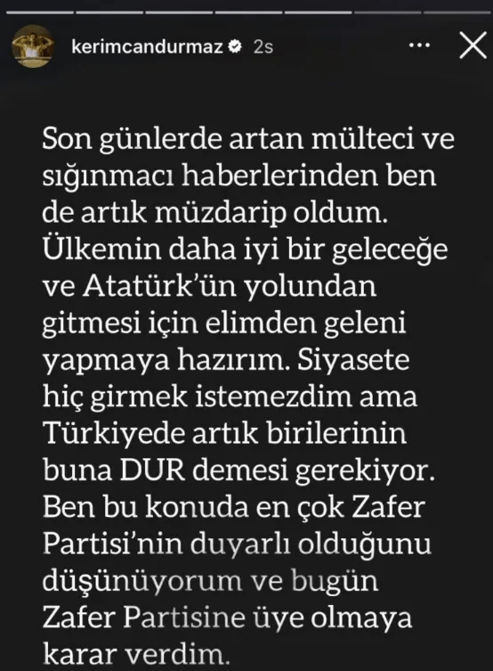 Foto - Mülteciler asıl şimdi yandı! Sakal bırakan Kerimcan Durmaz o siyasi partiye katıldı