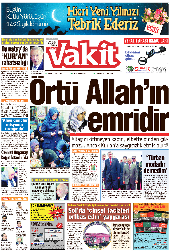 Foto - Mustafa ağabey kaptanlığında direnişin kalesi Akit! Bu manşetler Hakk ve hakikat mücadelesinin şahididir