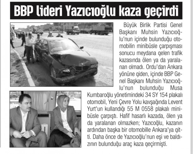 Foto - Mustafa Destici'nin geçirdiği trafik kazasında büyük şüphe! Kaza mı suikast girişimi mi?