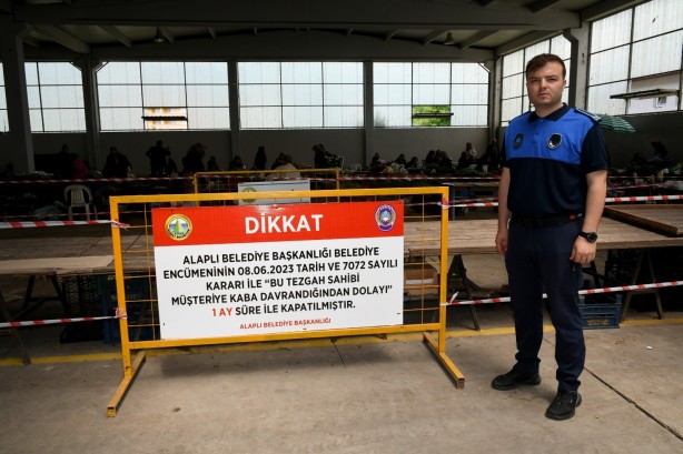 Foto - Müşterisine kaba davranan pazarcıya 1 ay ceza!