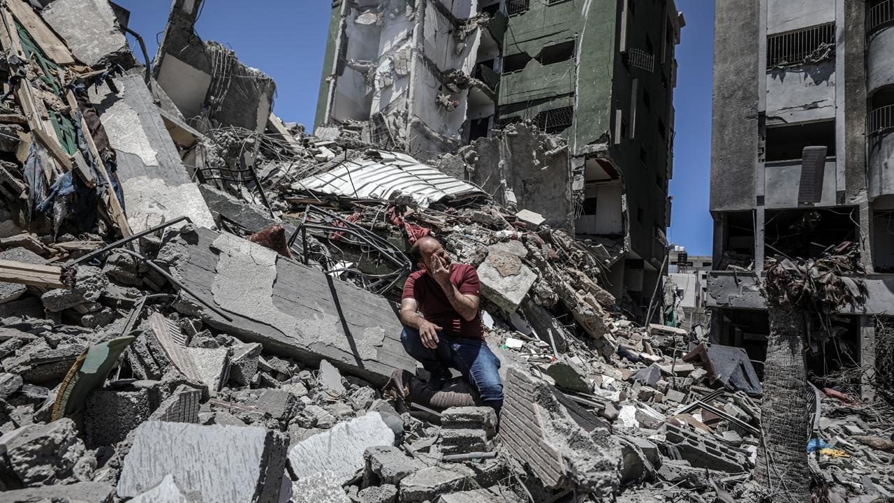 Foto - Müteahhit ve kamyonlar Gazze’ye sokulmuyor! Barış Kurulu’nun üssüne Siyonist engel