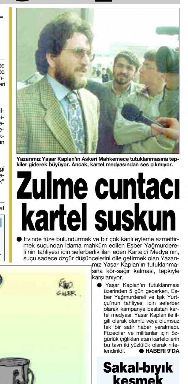 Foto - Mütefekkir yazar Yaşar Kaplan anılacak! Yeni Akit Gazetesi'nde de önemli yazılar yazmıştı! Saat 14.00'de başlayacak...