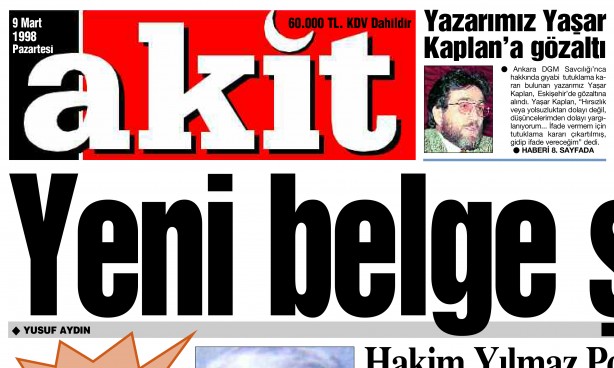Foto - Mütefekkir yazar Yaşar Kaplan anılacak! Yeni Akit Gazetesi'nde de önemli yazılar yazmıştı! Saat 14.00'de başlayacak...
