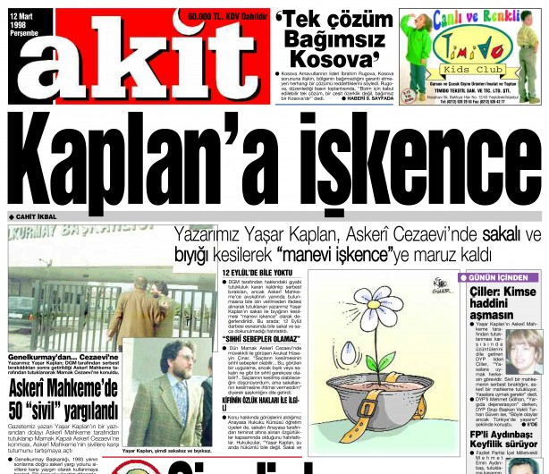 Foto - Mütefekkir yazar Yaşar Kaplan anılacak! Yeni Akit Gazetesi'nde de önemli yazılar yazmıştı! Saat 14.00'de başlayacak...