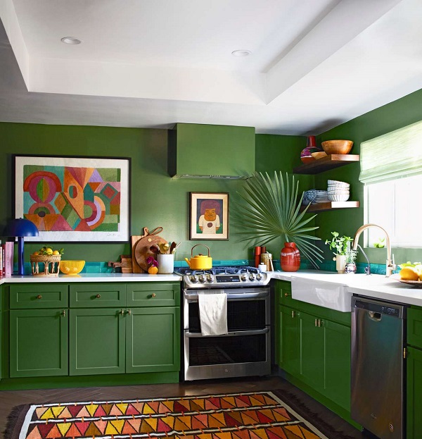 Foto - Mutfağınızın havasını değiştirecek en iddialı renk! 