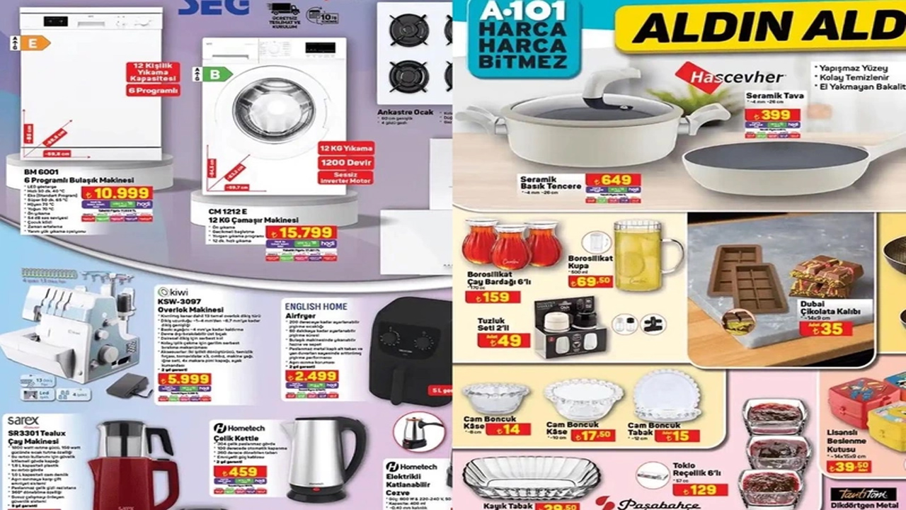 Foto - Mutfak ürünleri bu hafta öne çıktı! A101’de 23 Ocak 2025 indirimli ürünler listesi açıklandı