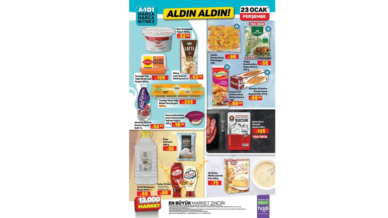 Foto - Mutfak ürünleri bu hafta öne çıktı! A101’de 23 Ocak 2025 indirimli ürünler listesi açıklandı