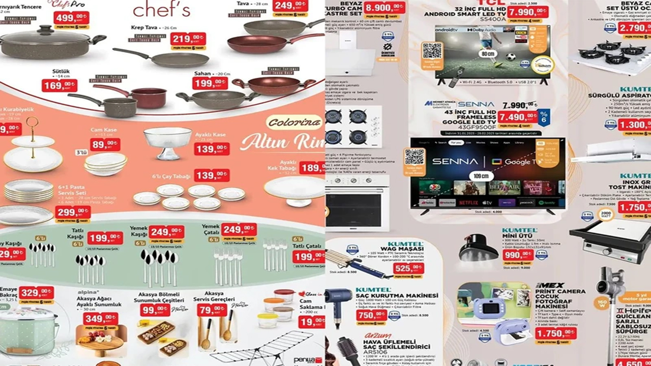 Foto - Mutfak ürünlerinde şok fırsatlar! BİM 14 Şubat indirimleri gümbür gümbür geliyor