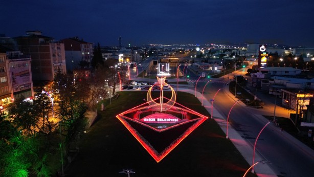 Foto - Müthiş görüntü... TOGG’un logosunu hi̇ç böyle görmedi̇ni̇z