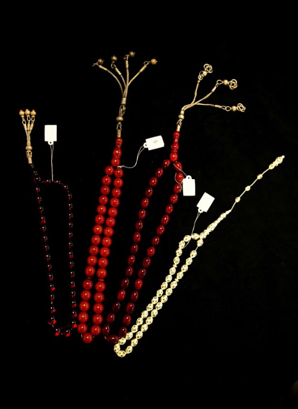 Foto - Nadide tespihler müzayedede satılacak