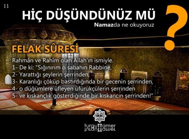 Foto - Namazda ne okuyoruz, hiç düşündünüz mü?
