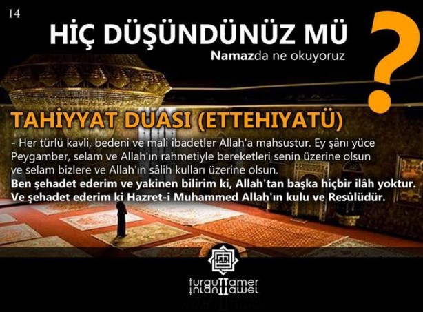 Foto - Namazda ne okuyoruz, hiç düşündünüz mü?