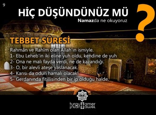 Foto - Namazda ne okuyoruz, hiç düşündünüz mü?