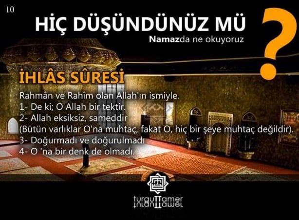 Foto - Namazda ne okuyoruz, hiç düşündünüz mü?