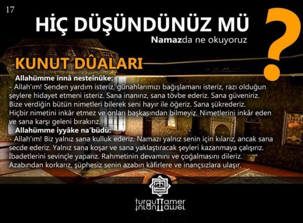 Foto - Namazda ne okuyoruz, hiç düşündünüz mü?