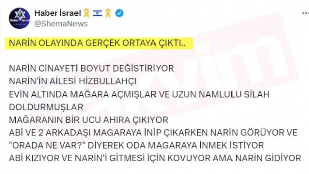 Foto - Narin cinayetinde İsrail kaynaklı provokasyon! Kim bu Ali Dursun?