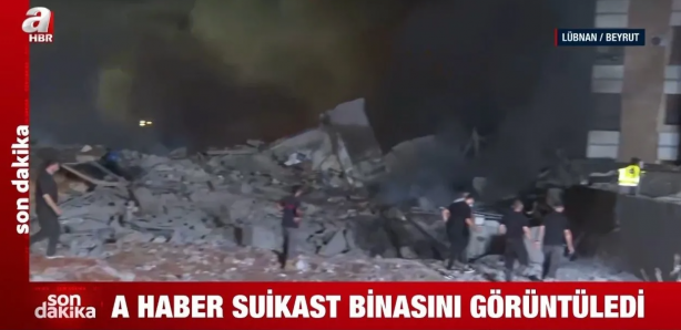 Foto - Nasrallah'ın suikasta uğradığı bina görüntülendi!