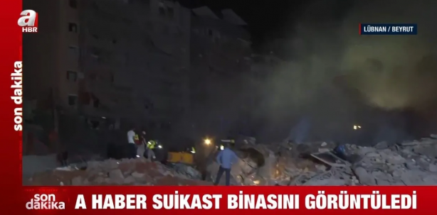 Foto - Nasrallah'ın suikasta uğradığı bina görüntülendi!