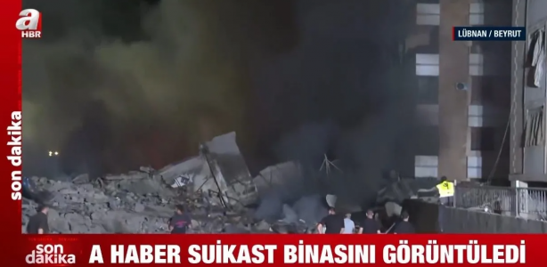 Foto - Nasrallah'ın suikasta uğradığı bina görüntülendi!