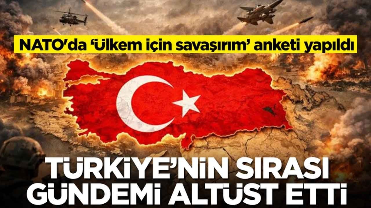 NATO'da ‘Ülkem için savaşırım’ anketi yapıldı: Türkiye'nin sırası gündemi altüst etti