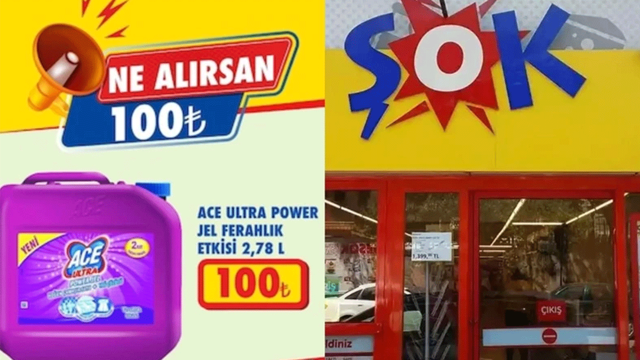 Foto - Ne alırsan 100 lira! ŞOK'tan dev indirim!