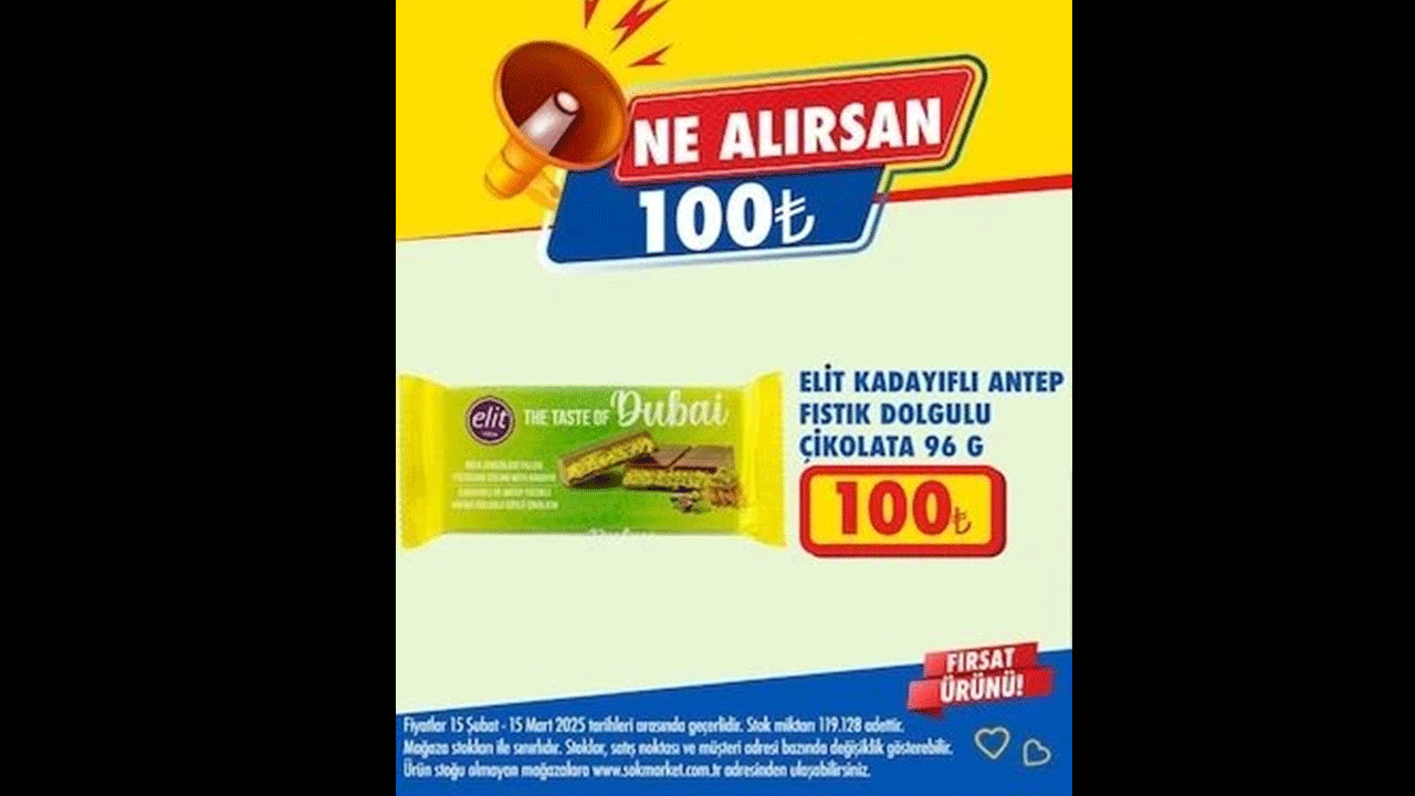 Foto - Ne alırsan 100 lira! ŞOK'tan dev indirim!