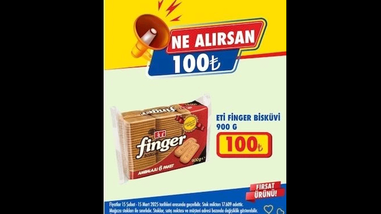 Foto - Ne alırsan 100 lira! ŞOK'tan dev indirim!