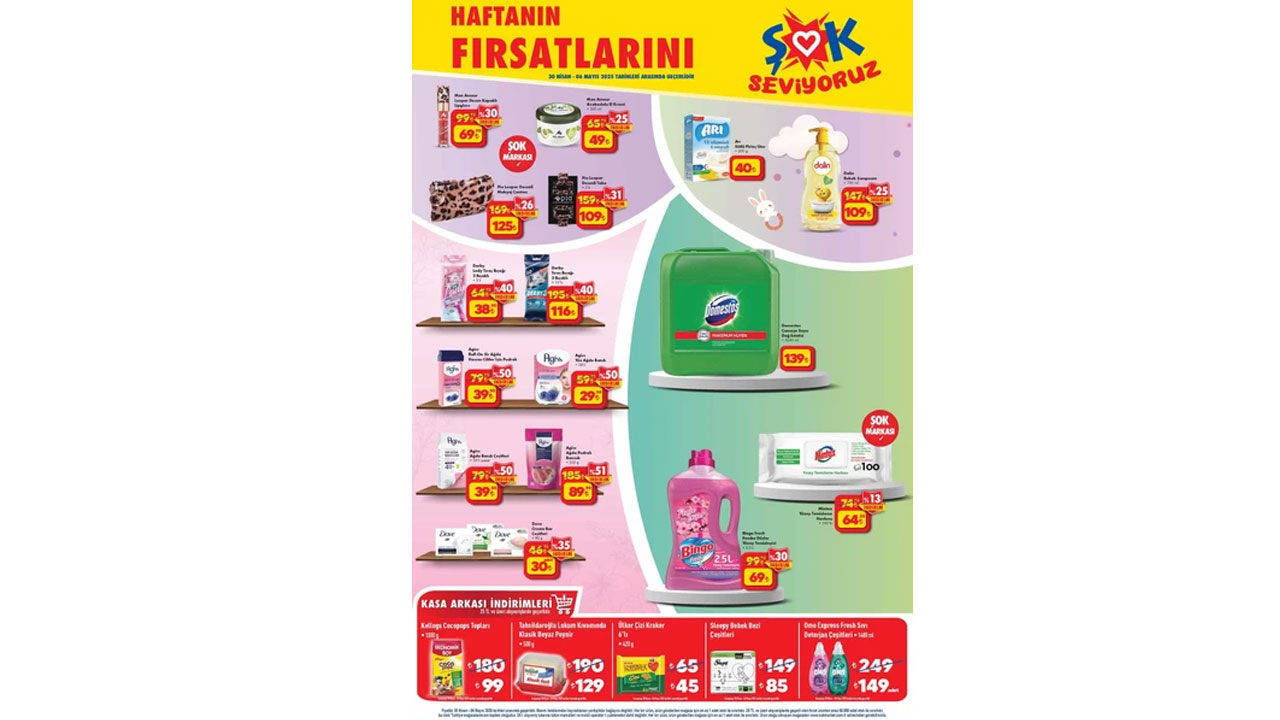 Foto - Ne alırsan 25 TL’ye geliyor! ŞOK’ta 30 Nisan 2025 indirimleri şoke edecek