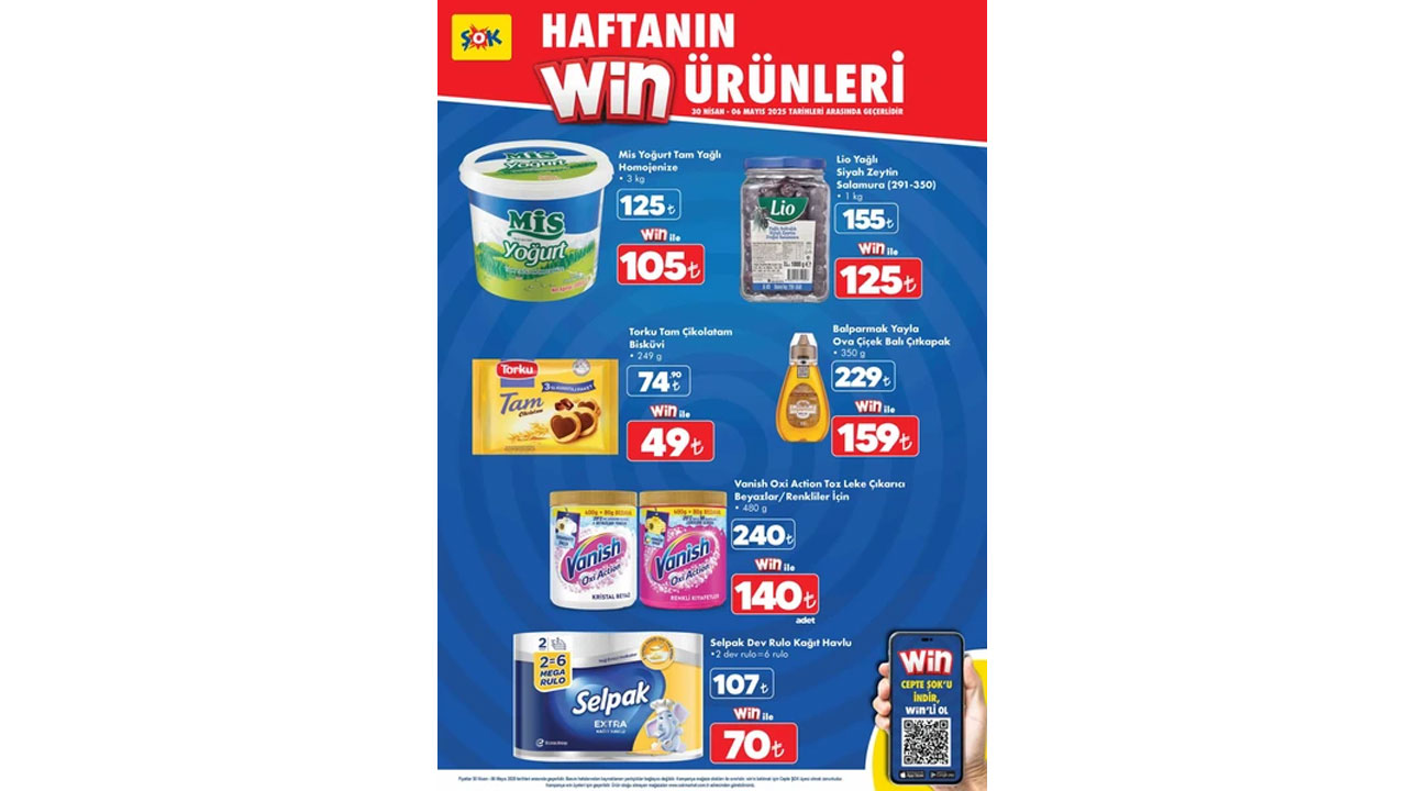 Foto - Ne alırsan 25 TL’ye geliyor! ŞOK’ta 30 Nisan 2025 indirimleri şoke edecek