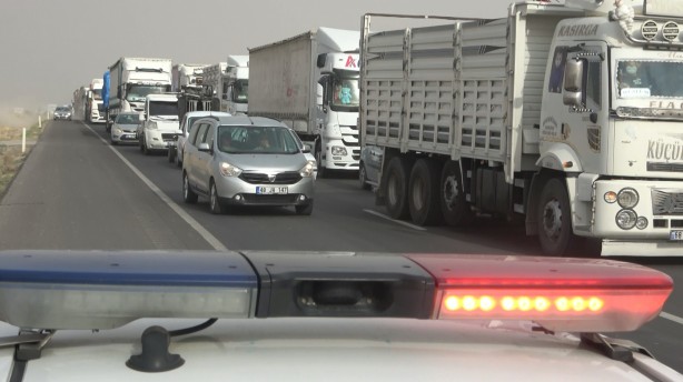 Foto - Ne Suudi Arabistan ne Mısır! Türkiye'de kum fırtınası kazalara neden oldu