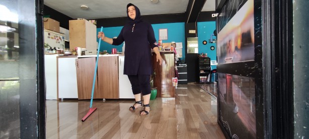 Foto - Ne yağmur ne de sel Böyle su basma sebebi görülmedi