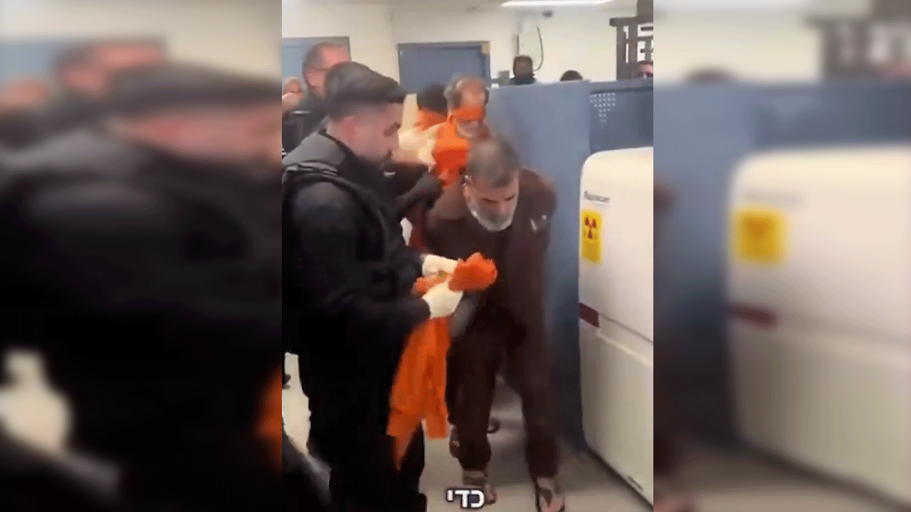 Foto - Necef Cezaevi’nden kan donduran görüntüler: İsrail, esir takası öncesi Filistinlilere işkence etti!