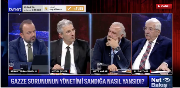 Foto - Nedim Şener’den Fatih Erbakan’a bomba "İsrail Dışişleri Bakanı" sorusu! Kasıla kasıla atıp tutuyordun! Hadi buna da cevap ver bakalım Fatih Bey