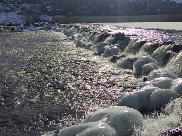 Foto - Nehir buz tuttu, bu görüntüler ortaya çıktı! Antarktika değil Türkiye