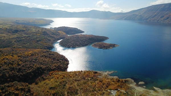 Foto - Nemrut Gölü güzelliğiyle mest etti