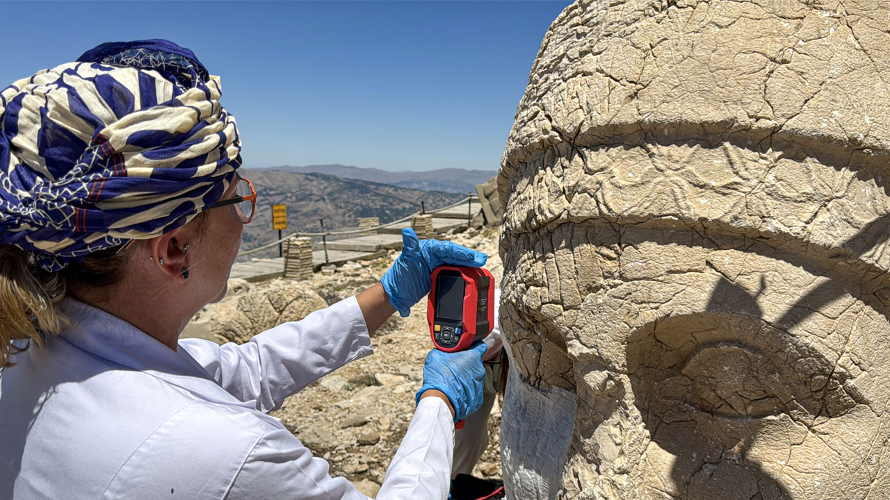 Foto - Nemrut’ta tarih korunuyor: Dev heykellere nano kalkan