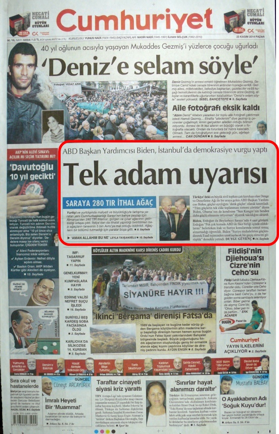 Foto - "Nerenize batıyor" denilen yeminleri değiştiriyorlar ama Sözcü'de tık yok