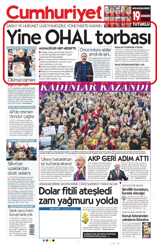 Foto - "Nerenize batıyor" denilen yeminleri değiştiriyorlar ama Sözcü'de tık yok