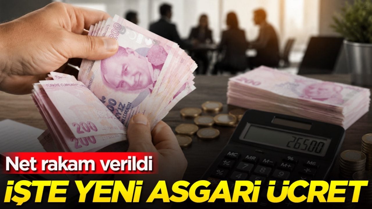 Foto - Net rakam verildi: İşte yeni asgari ücret