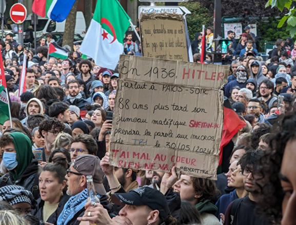 Foto - Netanyahu ile röportaj yapan TV kanalı Fransızları delirtti! Paris ayaklandı