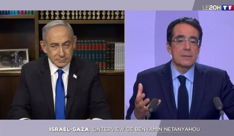 Foto - Netanyahu ile röportaj yapan TV kanalı Fransızları delirtti! Paris ayaklandı